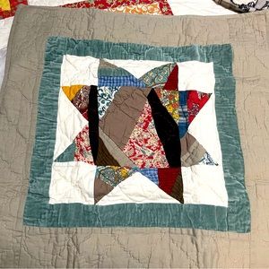 New Pottery Barn Patchwork Star Euro Sham, 26” #2